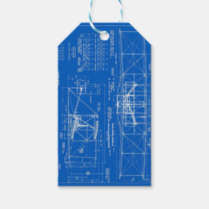 Wright Bros. "Flyer-" Plan 1903 Geschenkanhänger