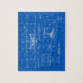 Wright Bros. "Flyer-" Plan 1903 Puzzle (Vertikal)