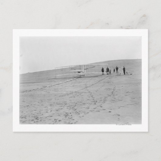 Wright Brothers 1903 Maschine Postkarte (Vorderseite)