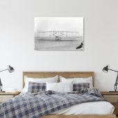 Wright Brothers 1903 Maschine (Vorderansicht) Leinwanddruck (Insitu (Schlafzimmer))