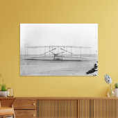 Wright Brothers 1903 Maschine (Vorderansicht) Leinwanddruck (Insitu (Wohnzimmer))