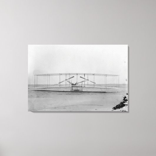Wright Brothers 1903 Maschine (Vorderansicht) Leinwanddruck (Vorderseite)