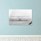 Wright Brothers 1903 Maschine (Vorderansicht) Leinwanddruck (Insitu (Holzboden))