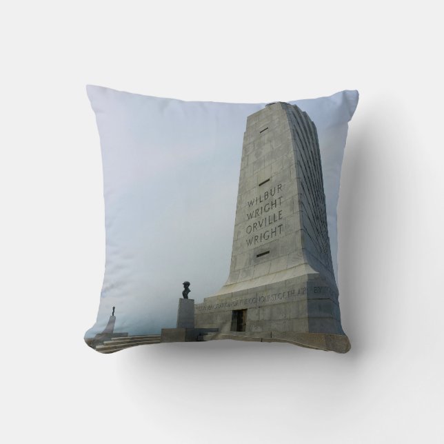 Wright Brothers Denkmal Kissen (Vorderseite)