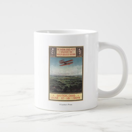 Wright Brothers Flugzeug Jumbo-Tasse (Rechts)