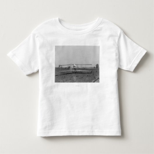 Wright Brothers Flugzeug Nah-up View Kleinkind T-shirt (Vorderseite)