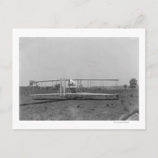 Wright Brothers Flugzeug Nah-up View Postkarte (Vorderseite)