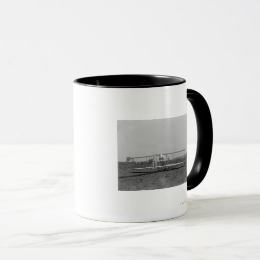 Wright Brothers Flugzeug Nah-up View Tasse (VorderseiteRechts)