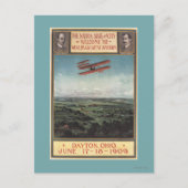 Wright Brothers Flugzeug Postkarte (Vorderseite)