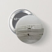 Wright Brothers Flyer Erster Flug Flugmaschine Luf Button (Vorne & Hinten)