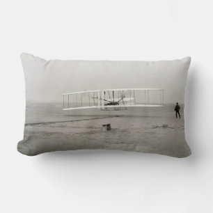 Wright Brothers Flyer Erster Flugzeug Flug Luftfah Lendenkissen