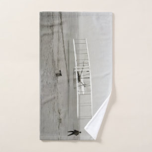 Wright Brothers Flyer First Flugzeug Flight Aviati Badhandtuch Set