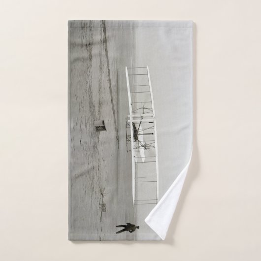 Wright Brothers Flyer First Flugzeug Flight Aviati Badhandtuch Set (Handtuch)