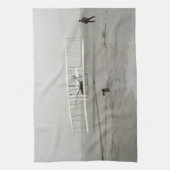 Wright Brothers Flyer First Flugzeug Flight Aviati Geschirrtuch (Vertikal)