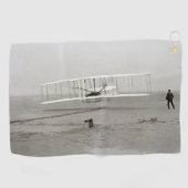 Wright Brothers Flyer First Flugzeug Flight Aviati Golfhandtuch (Horizontal)
