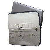 Wright Brothers Flyer First Flugzeug Flight Aviati Laptopschutzhülle (Vorderseite Links)