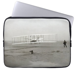 Wright Brothers Flyer First Flugzeug Flight Aviati Laptopschutzhülle