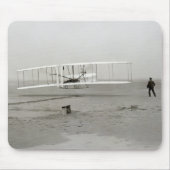 Wright Brothers Flyer First Flugzeug Flight Aviati Mousepad (Vorne)