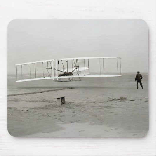 Wright Brothers Flyer First Flugzeug Flight Aviati Mousepad (Vorne)