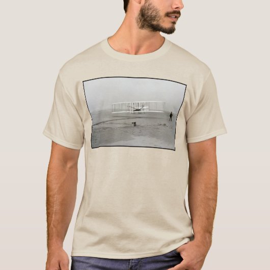 Wright Brothers Flyer First Flugzeug Flight Aviati T-Shirt (Vorderseite)