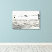 Wright Brothers-Glidertests Leinwanddruck (Insitu (Holzboden))