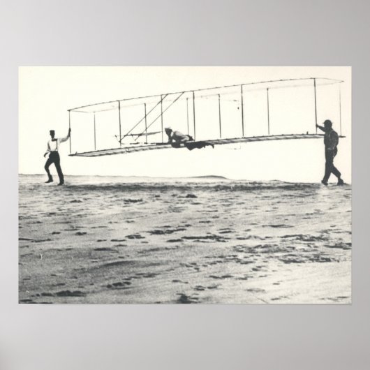 Wright Brothers-Glidertests Poster (Vorne)