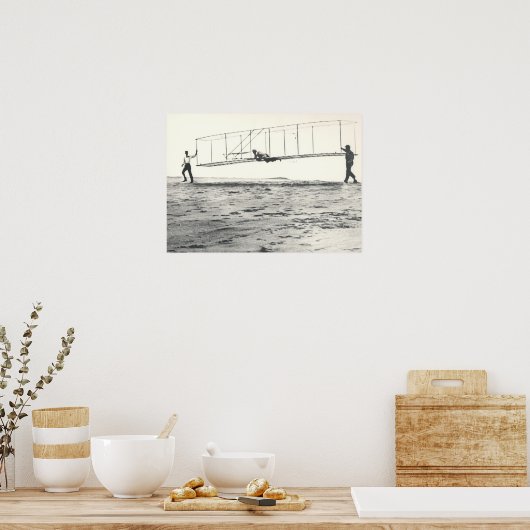Wright Brothers-Glidertests Poster (Küche)