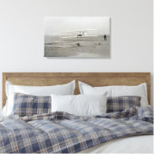 Wright Brothers Kitty Hawk First Flight Flugzeug Leinwanddruck (Insitu (Schlafzimmer))