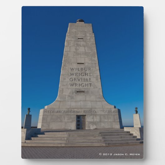 Wright Brothers Memorial Fotoplatte (Vorderseite)