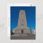 Wright Brothers Memorial Postkarte (Vorne/Hinten)