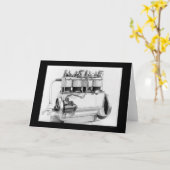 Wright Brothers Motor 1911 Karte (Gelbe Blume)