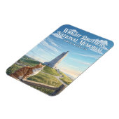 Wright Brothers National Memorial USA Magnet (Linke Seite)