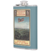 Wright-Bruder-Flugzeug Flachmann (Links)