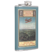 Wright-Bruder-Flugzeug Flachmann (Rechts)