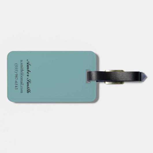 Wright-Bruder-Flugzeug Gepäckanhänger (Rückseite horizontal)