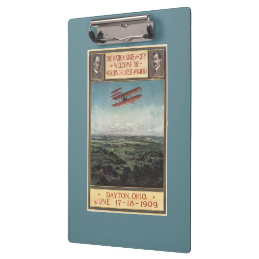 Wright-Bruder-Flugzeug Klemmbrett (Links)