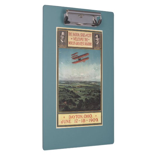 Wright-Bruder-Flugzeug Klemmbrett (Rechts)