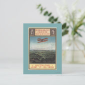Wright-Brüder-Flugzeug Postkarte (Stehend Vorderseite)