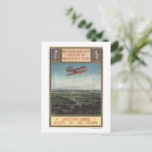 Wright-Brüder-Flugzeug Postkarte (Stehend Vorderseite)