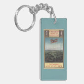 Wright-Bruder-Flugzeug Schlüsselanhänger (Vorderseite links)