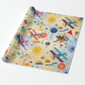 Wright Brüder Luftfahrt Geschenkpapier (Ungerollt)