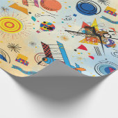 Wright Brüder Luftfahrt Geschenkpapier (Ecke)