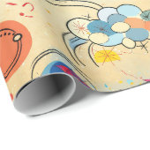 Wright Brüder Luftfahrt Geschenkpapier (Rolleneckpunkt)