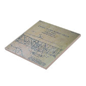 Wright-Bruder-Patent-Entwurf Fliese (Seite)