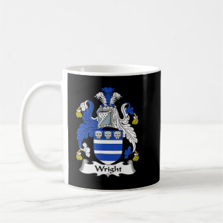 Wright Coat of Arms Familienwappen Kaffeetasse