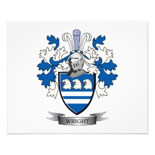 Wright Coat of Arms Fotodruck