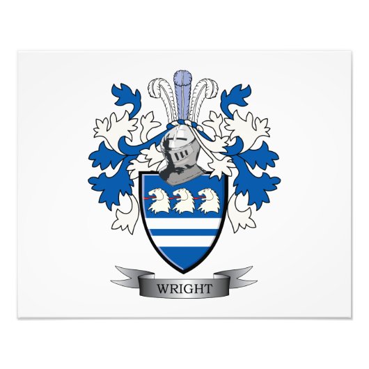 Wright Coat of Arms Fotodruck (Vorne)