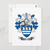 Wright Coat of Arms Postkarte (Vorne/Hinten)