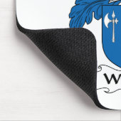 Wright-Familienwappen Mousepad (Ecke)