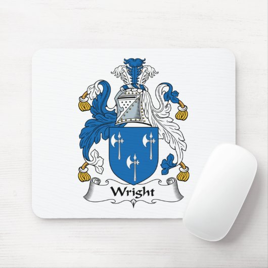 Wright-Familienwappen Mousepad (Mit Mouse)